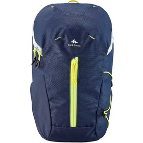 تصویر کوله پشتی کچوا کودکانه Quechua Children's Outdoor Backpack - 10 L - Blue / Yellow - MH100 