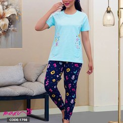 تصویر مکسي ست با شلوار هپی نامبر 1798 