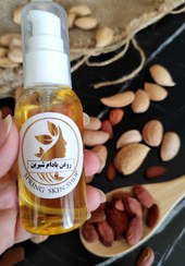 تصویر روغن بادام شیرین مخصوص پوست و مو - ۳۰ میل Spring _skin_shop