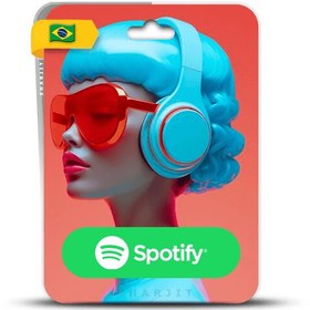 تصویر گیف کارت اسپاتیفای پرمیوم برزیل - Spotify Brazil Spotify Premium Gift Card - Brazil