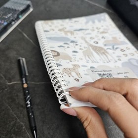 تصویر دفتر مشق زرافه 