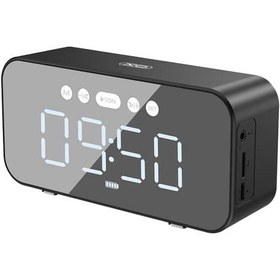 تصویر اسپیکر بلوتوث و ساعت دیجیتال ایکس او XO-F41 Bluetooth Mirror Clock Bluetooth Radio Speaker XO-F41 Bluetooth Mirror Clock Bluetooth Radio Speaker