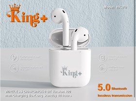 تصویر هدفون بیسیم کینگ پلاس مدل HK-70 HK-70 King Plus wireless headphones