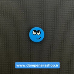 تصویر ضربه‌گیر ایموجی - مشکی دهن کج 