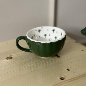 تصویر ماگ صدفی سرخسی خرید ماگ سرامیکی صدفی سرخسی