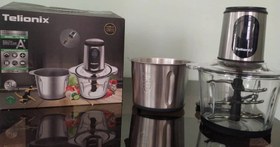 تصویر خردکن تلیونیکس کاسه شیشه ای و استیل مدل TC1886 telionix 1886