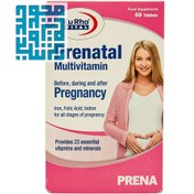 تصویر مولتی ویتامین پریناتال (دوران بارداری) یوروویتال 60 قرص Multivitamin Prenatal Eurho Vital 60tablets