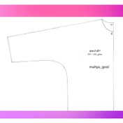 تصویر الگو آماده کیمونو فری سایز 42_46 