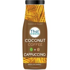 تصویر شیر نارگیل و قهوه تای کوکو با طعم کاپوچینو 250 میل Thai Coco Coconut Coffee Cappuccino Flavor 