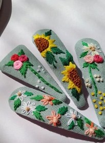 تصویر تق تقی گلدوزی - کد 1006 