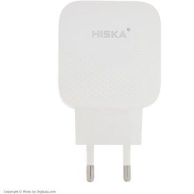 تصویر شارژر دیواری هیسکا H-112PD فست شارژ QC3.0 Hiska H-112PD 20W Fast Charge Wall Charger