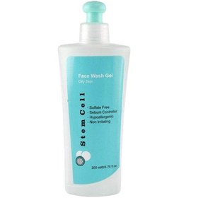 تصویر ژل شستشوی صورت مخصوص پوست چرب 200میل استم سل Stem Cell Face Wash Gel For Oily Skin 200ml