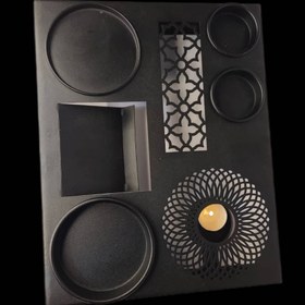 تصویر سینی پذیرایی فلزی Tray catering metal