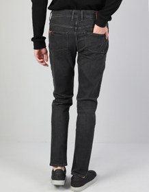 تصویر شلوارک روزمره مردانه آبی کولینز CL1045899 041 Danny D&#252;ş&#252;k Bel Dar Pa&#231;a Slim Fit Koyu Mavi Erkek Jean Pantolon