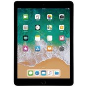 تصویر تبلت اپل مدل iPad 9.7 (2017) ظرفیت 32 گیگابایت | نمایشگر Retina، پردازنده A9، طراحی باریک و سبک، مناسب برای وب‌گردی و مطالعه 