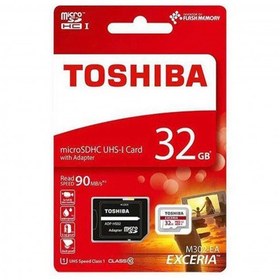 تصویر کارت حافظه MicroSDHC Class10 U3 مارک Toshiba ظرفیت 32GB 