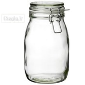 تصویر بانکه شیشه ای 1.8 لیتر ایکیا مدل KORKEN IKEA ا KORKEN Jar with lid clear glass 1.8 l KORKEN Jar with lid clear glass 1.8 l