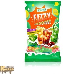 تصویر آبنبات گازدار فیزی بوم جرقه ای روشن ۱ کیلوگرم 