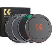 تصویر کیت 2تایی فیلتر یو وی/ پلاریزه/درپوش K&F CONCEPT NANO-X UV/ CPL/lens cap 67mm 