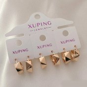 تصویر گوشواره حلقه‌ای ژوپینگ مدل 127 