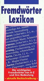 تصویر دانلود کتاب Fremdwörterlexikon die wichtigsten Fremdwörter von A - Z und ihre Bedeutung 1994 کتاب آلمانی فرهنگ لغات خارجی مهم ترین واژه های خارجی از A - Z و معنی آنها 1994