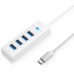 تصویر هاب ۴ پورت USB Type-C مدل ORICO PW4U-C3 ORICO 4-in-1 USB Hub PW4U-C3