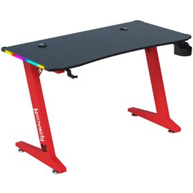 تصویر میز گیمینگ ردراگون GD-3111R 140cm RGB 