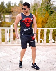 تصویر ست تاپ و شلوارک مردانه مدل شیکاگو 