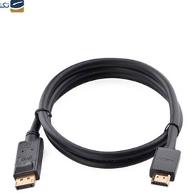 تصویر کابل تبدیل Display Port به HDMI یوگرین مدل DP101 10202 طول 2 متر UGREEN DP101 10202 DisplayPort Male to HDMI Male Cable 2M