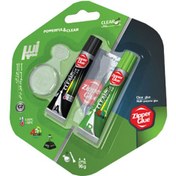 تصویر چسب دوقلوی هزار کاره زیپر شفاف 8 گرمی | ZIPPER Transparent Multi Purpose Glue C1 