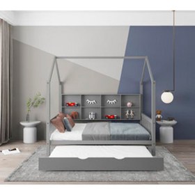 تصویر تخت مونته سوری کلبه شلف دار طرح دلجو 