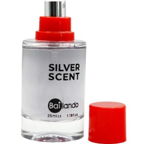 تصویر عطر جیبی مردانه بایلندو مدل سیلور سنت Silver Sente حجم 35 میلی لیتر 