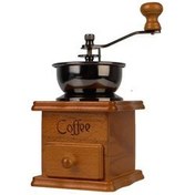 تصویر آسیاب قهوه دستی چوبی فانتزی wooden coffee grinder