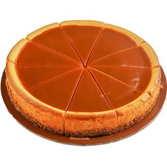 تصویر چیزکیک کارامل ۱۰ برش 