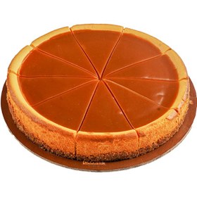 تصویر چیزکیک کارامل ۱۰ برش 