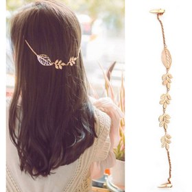 تصویر ریسه پشت مو برگ رومی 