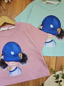 تصویر کراپ دخترانه طرح کلاه Hat design girl crop