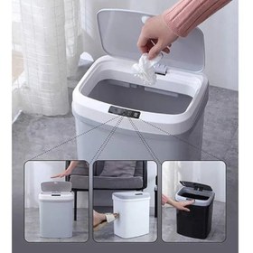 تصویر سطل زباله هوشمند مدل Smart Sensor Trash Can ZSW-L12 