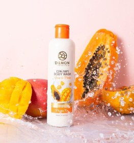 تصویر شامپو بدن کرمی حاوی پاپایا و انبه 300میل دیلمون Dilmon Creamy Body Wash With Papaya And Mango 300ml