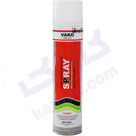 تصویر اسپری رنگ سفید براق واکو حجم 300ml vako lighte white spray paint - 300ml