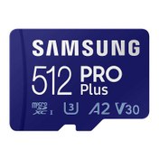 تصویر کارت حافظه MicroSDXC سامسونگ مدل PRO Plus UHS-I U3 A2 V30 Class 10 512GB 160MB/s Samsung PRO Plus UHS-I U3 A2 V30 Class 10 512GB 160MB/s MicroSDXC Memory Card