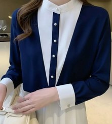 تصویر شومیز آستین بلند مدل آناستی - مطابق عکس / 