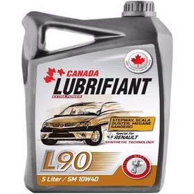 تصویر روغن موتور کانادا لوبریفنت مدل 10W40 SM حجم 5000 میلی لیتر Canada Lubrifiant 5L / SM 10W40