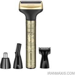 تصویر ماشین اصلاح جیمی مدل GM3158 با برش مستقیم و استیل ضد زنگ 