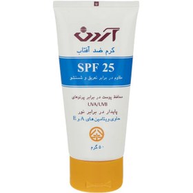 تصویر آردن کرم ضد آفتاب بچگانه spf25 