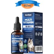 تصویر قطره مولتی ویتامین گربه بونست مدل 10 در 1 طعم مرغ وزن 60 میلی لیتر Bonnest Multivitamin 