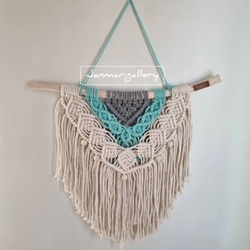 تصویر دیوارکوب مکرومه 