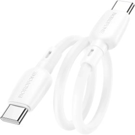 تصویر کابل USB-C بروفون مدل BX93 60W طول 25 سانتی متر Borofone BX93 60W USB-C to USB-C Cable 25cm