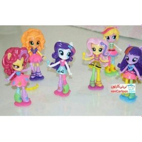 تصویر ست 6 عددی عروسک های پونی - My Little Pony 