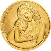 تصویر شمش طلای ۲۴ عیار نقش برجسته مادر ۰.۵۰۰ گرم 